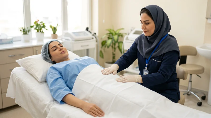 ماساژ ایمن پس از اجازه جراح برای درمان درد بعد از ابدومینوپلاستی