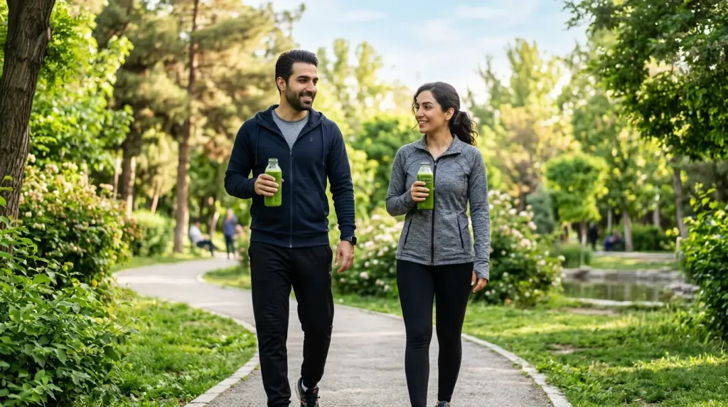 آب کرفس برای لاغری شکم و پهلو