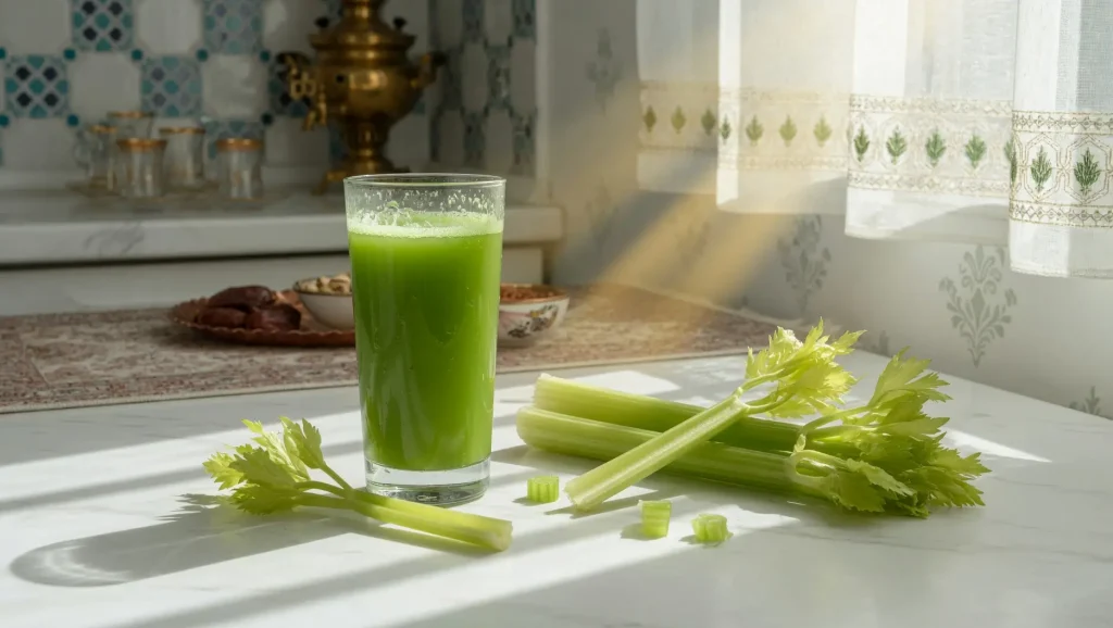مقایسه آب کرفس با کرفس خام برای کاهش وزن