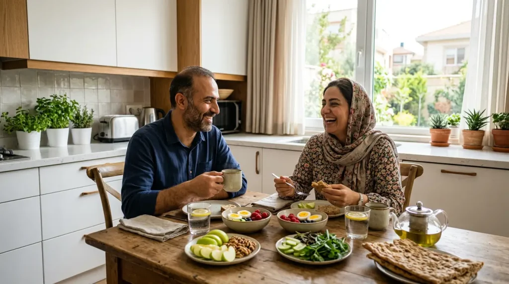 مقایسه صبحانه سالم و ناسالم برای لاغری