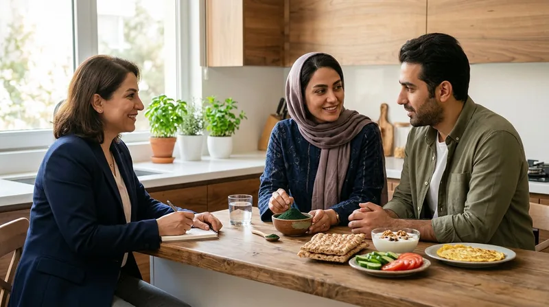 تصویر شاخص مقاله درباره پودر جلبک اسپیرولینا برای لاغری و گفت و گوی زوج ایرانی با کارشناس تغذیه