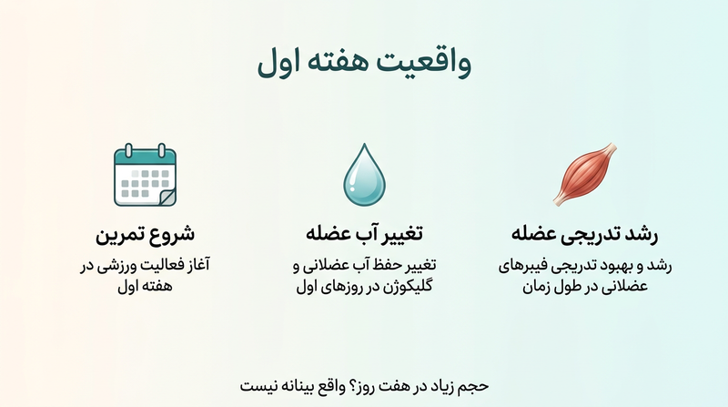واقعیت تغییر حجم ران و باسن در هفته اول